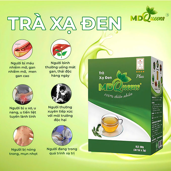 Công dụng trà xạ đen Md Quees