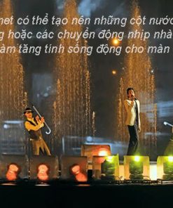 Vòi phun tia nước Comet hiệu Safe Rain chất lượng cao cho công trình đài phun nước nghệ thuật, nhạc nước