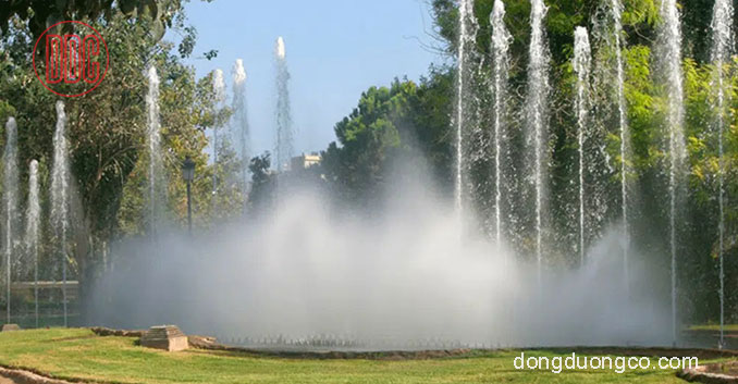 Đầu phun sương Mist Nozzle đài phun nước