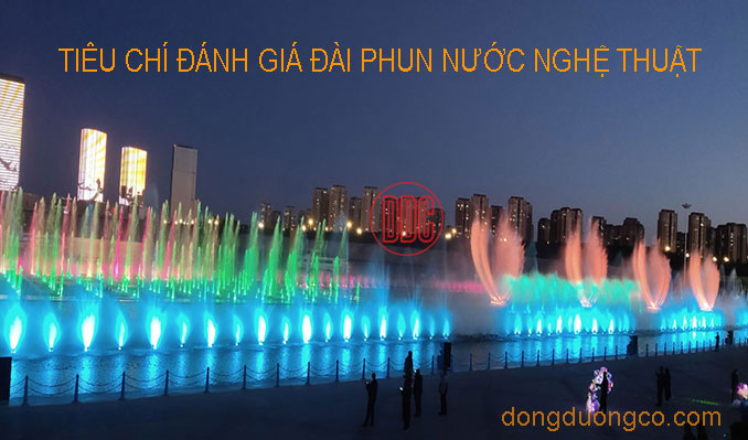 Tiêu chí đánh giá đài phun nước nghệ thuật